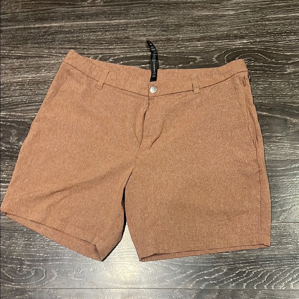 lululemon athletica Heathered Smoky Topaz Commission Short Classic 7"